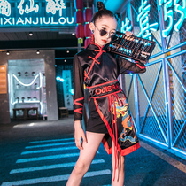 Childrens national tide childrens Chinese style model performance clothes girls runway catwalk performance clothes little girl dance clothes