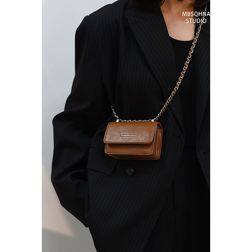 Маленькая помада, модная ретро сумка через плечо, коллекция 2022, в западном стиле