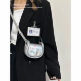 MBSQHNA Небольшая дизайнерская маленькая серебряная помада, сумка на одно плечо, премиум класс