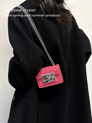 MBSQHNA Небольшая дизайнерская маленькая помада, модная сумка, цепь, новая коллекция