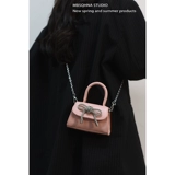 Портативная маленькая цепь с бантиком, помада, наушники, сумка для телефона, изысканный стиль, 2023