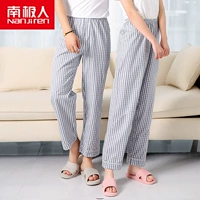 Nam cực quần ngủ của phụ nữ quần cotton nhà quần nam giới và phụ nữ quần cotton người đàn ông lỏng lẻo của cotton mỏng ngủ quần quần bộ lụa mặc nhà