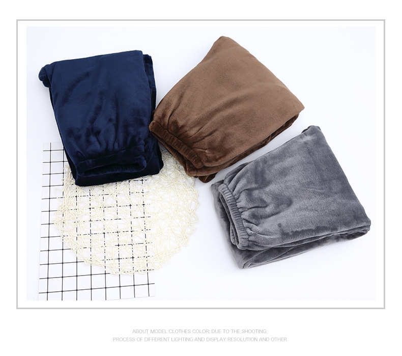 2 bộ đồ ngủ flannel ở Nam Cực mùa đông nam dày ấm cộng với quần nhung nhà san hô quan sot nam