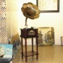 KYD161 retro cổ lớn máy ghi âm sừng cổ máy ghi âm vinyl hoài cổ - Máy hát 	máy nghe nhạc đĩa than victrola