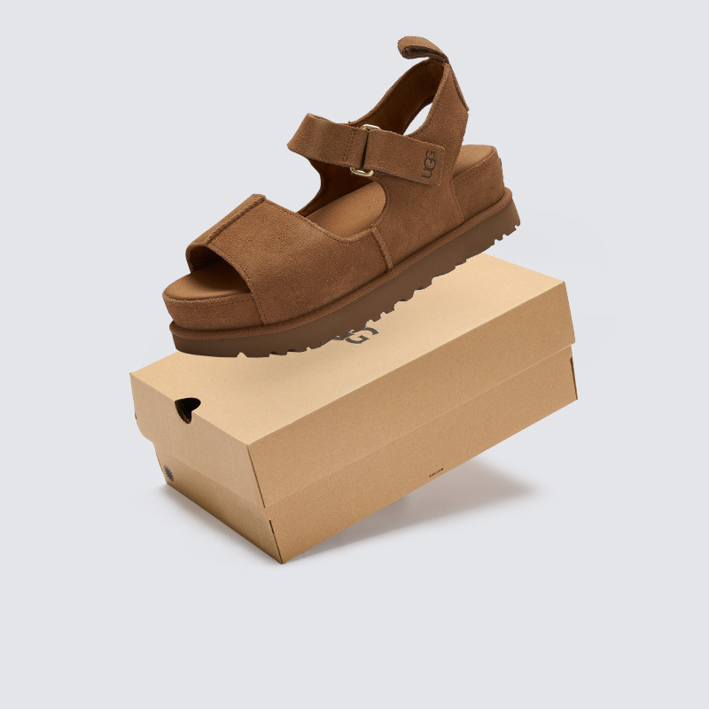 Ugg Goldenstar Hi Summer Women's Comfortable Velcro Open-Toe Thick-Soled Fashion Sandals 1167356
