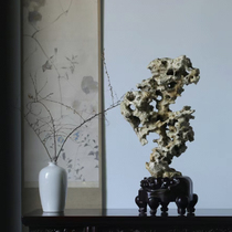 Natural Taihu stone strange stone ornaments study room landscape stone original stone Lingbi stone traditional Chinese ornamental stone stone ornaments