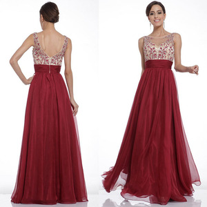 solid color embroidered waist sexy backless large dress long dress