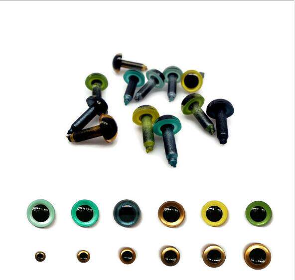 Export Colorful series Doddy Teddy Bear Eye DIY Accessories Fabric Plus Crystal Eye Eye