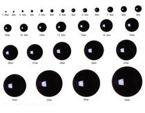 Thread Full Black Bean Eye Cloth Art Accessories Eyeball Animal Doll Toy Plastic Eye Diy Accessories Eyeballs