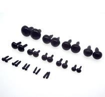Doll doll plastic eye accessories small black bean eye thread eye fabric doll diy accessories