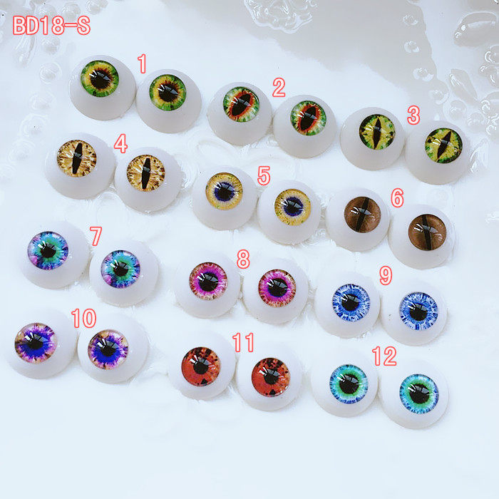 BJD dolls 3D dolls open eye and makeup eyes emulated eyeball eyeball original eyeball BD10 18 -S