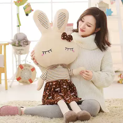 Cute rabbit Plush Doll Girl little white rabbit doll sleeping pillow children Doll Girl Princess