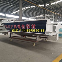 Aluminum alloy speedboat 4 2 m Yacht Submachine Boat boat Lutheran fishing boat for fishing boat 6 people hang kayak self-drain