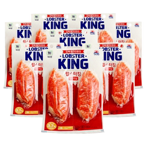 Korean ideological trend Dalin cod lobster simulated crab meat stick ready-to-eat bag cannot breathe hand-torn crab sticks 140g*20 bags