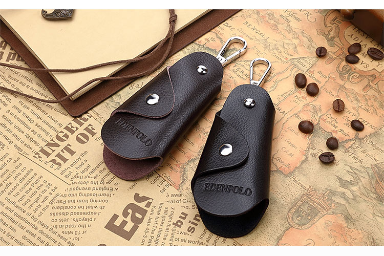 Eden Paul Key Pack 2018 Xe nam Remote Key Bag Women Leather Keychain Key Bag ví móc khóa giá rẻ