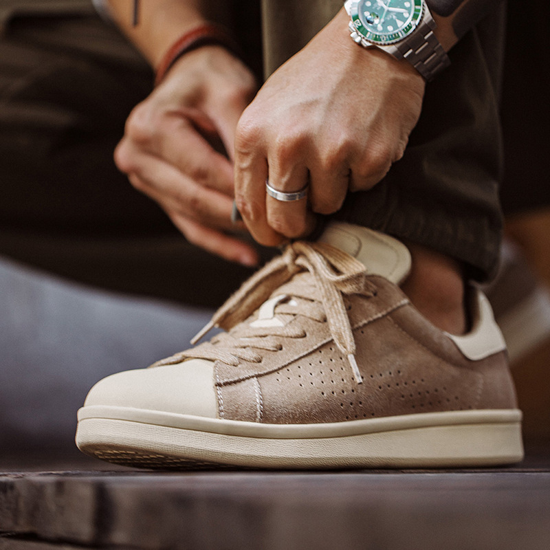 Madden Men's Shoes 2025 Spring New Retro Arrow Sneakers Trendy Sports Shoes Low-Top Shoes Versatile Breathable Casual Shoes