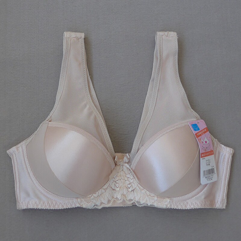 Underwear for middle-aged women's vest-style mothers and women without steel rings to receive auxiliary breasts large size anti-sagging 95B90C bra bra