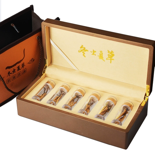 汉草荟 Cordyceps Тибетские Naqudycecess Cordyceps Selection 6 грамм подарочной подарочной коробки подлинной без сломанной травы