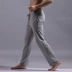 Asianbum cotton nam quần nhà quần mỏng phần đồ ngủ lỏng nhà quần thường xuyên quần yoga nam đồ lót Quần tây