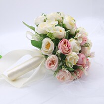Korean-style License Photo Hands to Bride Wedding Wedding Emulation Flowers Photo Props Photography Handcrafted Mix Bouquet