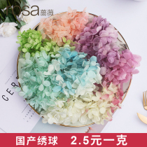 Rose forever flower diy material bag 1G multi-color wood hydrangea with flower leaflet fresh-keeping glass cover flower handmade