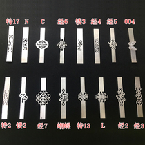 S999 sterling silver Jade agate antique fracture crack repair accessories own DIY inlay