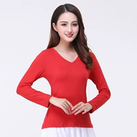 Лонгслив, красный чай улун Да Хун Пао, юбка, V-образный вырез