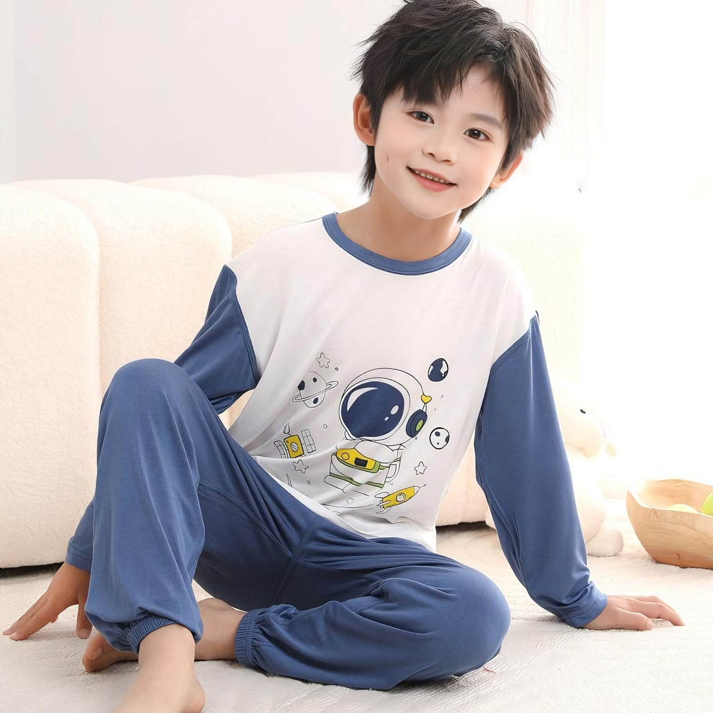 Modal summer soft breathable viscose fiber cartoon