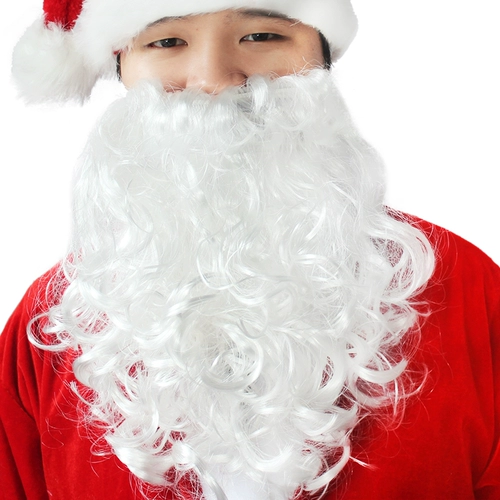 Рождественские белые ботинки для пожилых людей, парик, аксессуар, наряжаться, подарок на день рождения