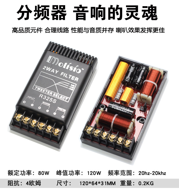 MOLISIO car audio speaker conversion package DSP audio processor tweeter 10 inch subwoofer amplifier