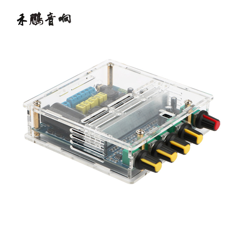 TPA3116D2 Bluetooth 5 0 Digital power amplifier board 2 1 channel High power power amplifier 50W* 2100 W with housing