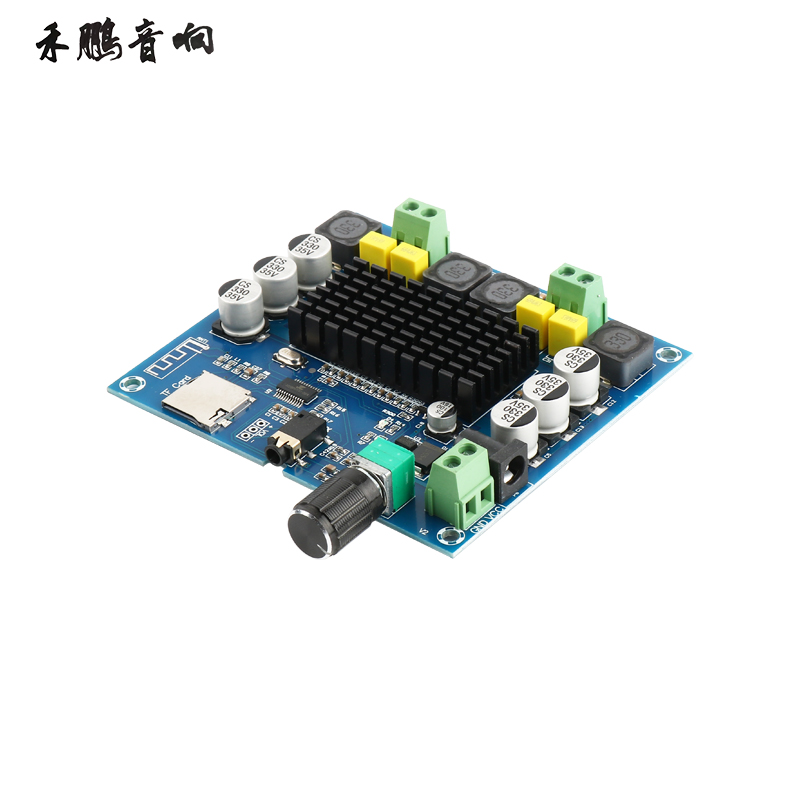 TPA3116 Bluetooth 5 0 digital power amplifier board ultra-clear experience support TF card AUX synchronous input 100W* 2-Taobao