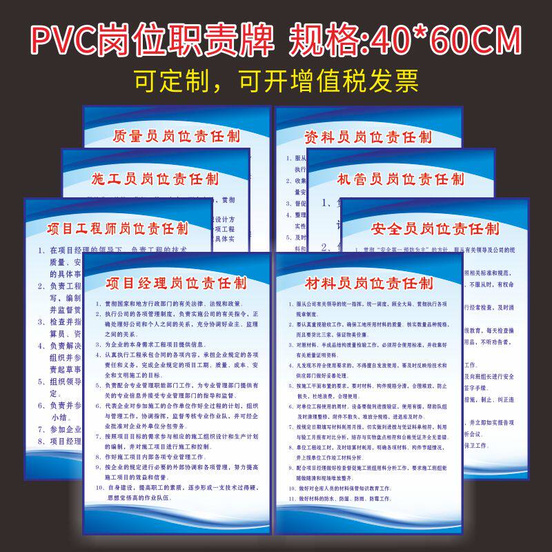 Eight members of the construction staff project manager material staff engineer technician management budgeter job responsibility plate