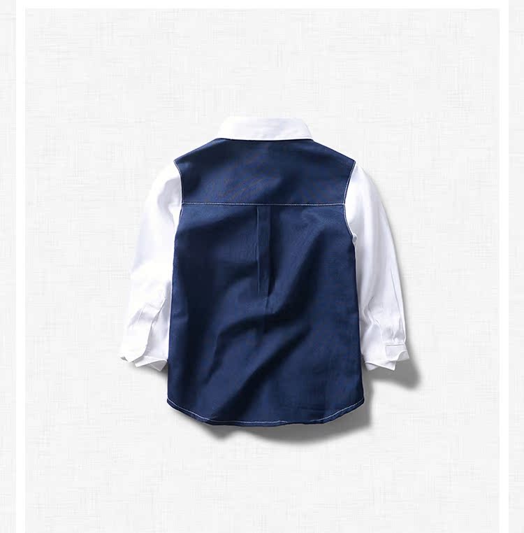 Chemise garcon ANGLECHEST à manche longue - Ref 2074886 Image 13
