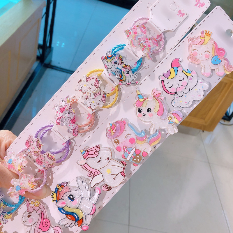 Unicorn Cartoon Baby Hair Clip Cute Hair Accessory Children's Acrylic Ornament Girls' Hairpin Unicorn Cartoon Baby Hair Clip Cute Hair Accessory Children's Acrylic Ornament Girls' Hairpin