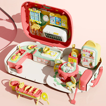 AduoAmy girl princess castle toy house simulation appliances 3-4 children laundry 5 years and 7 birthday gift