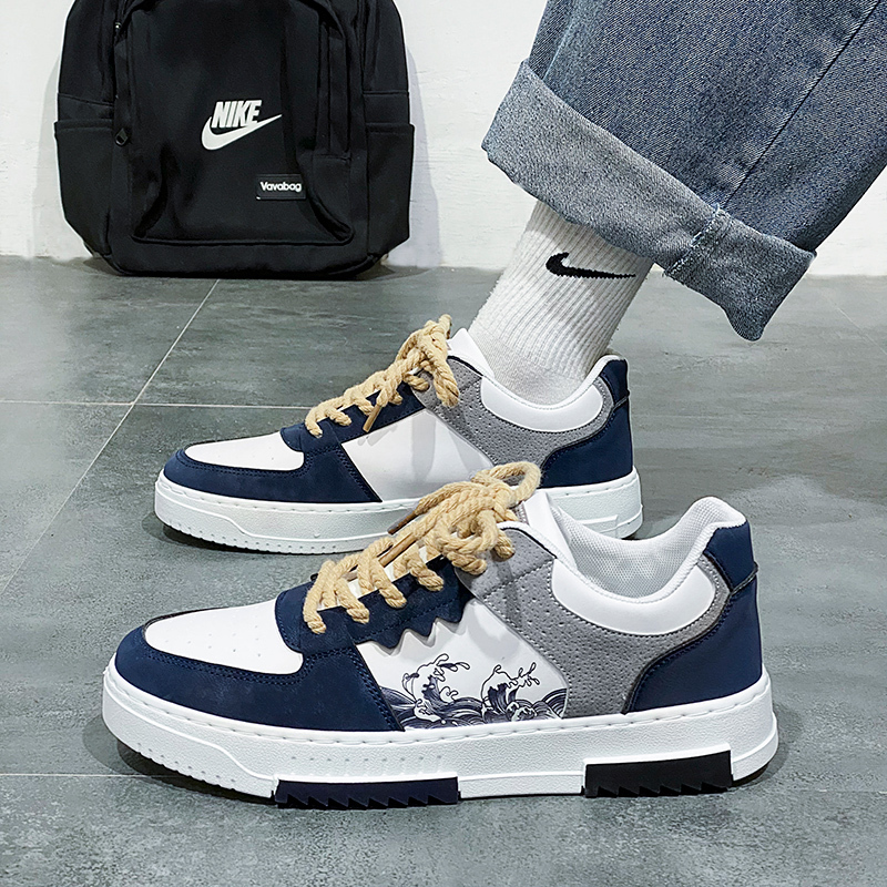 Ajwm Light Luxury Trendy Men's Shoes 2026 New Versatile Sports Casual Shoes Men's Height-Increasing Fashion Aj Sneakers Trendy