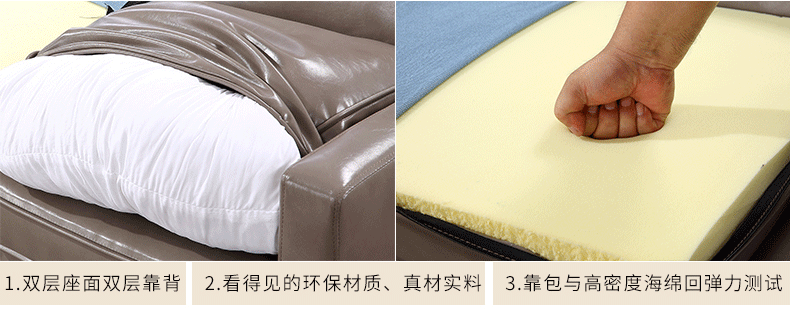 Sofa da văn phòng sofa văn phòng kết hợp bàn cà phê tủ văn phòng mini