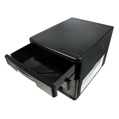 Deli 9772 Файл -шкаф четырех -слой твердой пластиковой шкафы (без блокировки) Укатории устройства