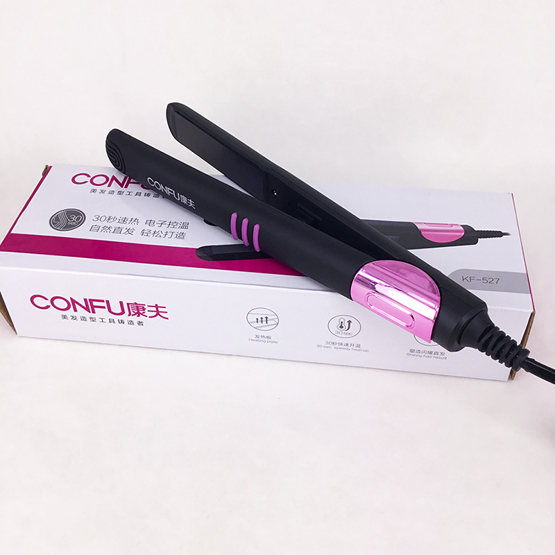 KOFF straight hair rods dual-use student splint straight curly hair button large curls without hurting hair splinter