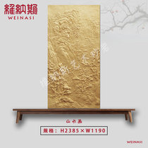 Artificial sandstone relief decoration wall-mounted sandstone background wall painting sculpture custom FRP sand sculpture landscape painting