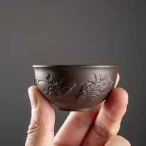 Kung Fu small tea cup tea set purple sand tea cup single owner Tea Cup Cup special individual cup tea bowl