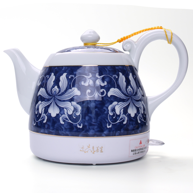 Chiang kai - shek household ceramic kettle of blue and white porcelain tea accessories kung fu tea tea water pumping fast furnace