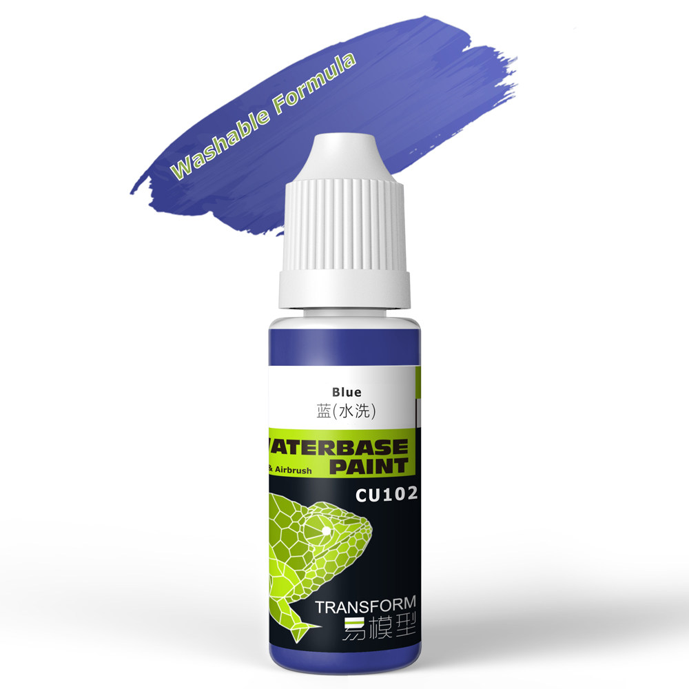 〖HY〗Easy model water-based paint universal color system CU102 washed base blue 18ml