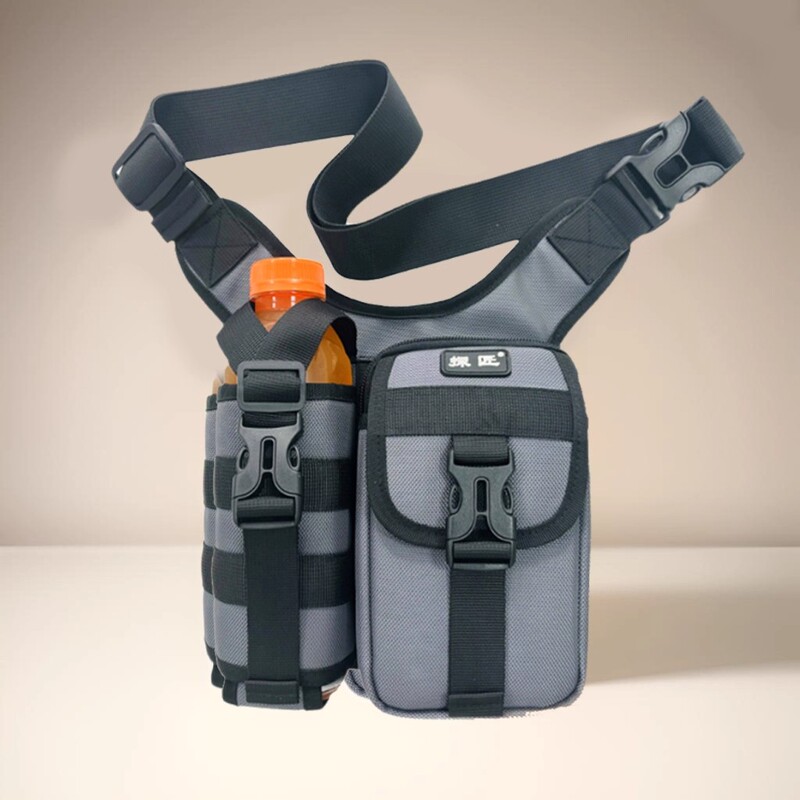 Japanese Cawinken Middle-Aged and Elderly Men's Waist Bag Multifunctional Outdoor Walking Water Bottle Phone Shoulder Bag Crossbody Bag