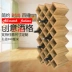 Giá rượu đơn giản kim cương hầm rượu hiển thị khung lưới trang trí nhà rượu vang lưới tùy chỉnh sơn miễn phí sáng tạo kệ - Kệ kệ mini Kệ