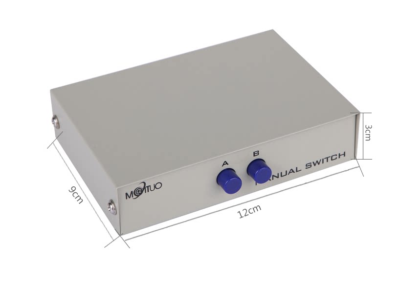 The Maituo Vmoments MT-232-2 serial port switcher two-in-out 2-in-1-out manual VGA switcher