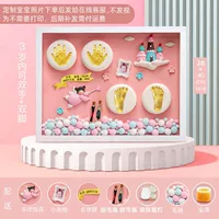 Город Ангелов - розовый (большая плоская рама 29,5x38,5 см + аксессуары ручной работы + теплый свет) Двойная печатная паста