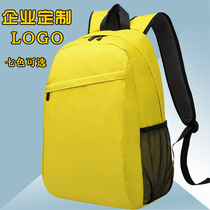 Backpack custom logo backpack male high school student schoolbag female large capacity travel bag computer bag printing pattern