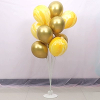 Таблица плавания/почта (металлический шарик золото + агат желтый)